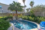 Casa Gardenia Lush Backyard with pool patio and grill